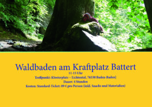 Waldbaden auf dem Kraftplatz